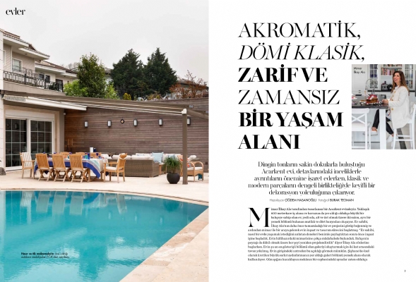 Acarkent Villa Projesi / Marie Claire mayıs 2018 